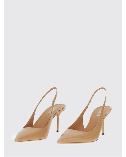 Paris Texas White Lidia Patent Leather Slingback Pumps