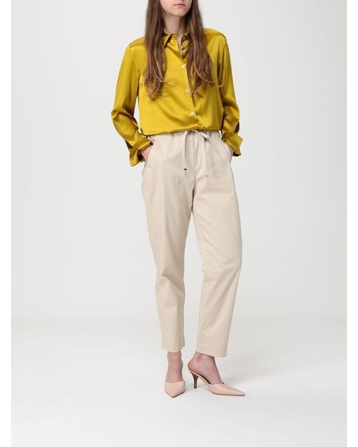 Max Mara Yellow Silk Shirt