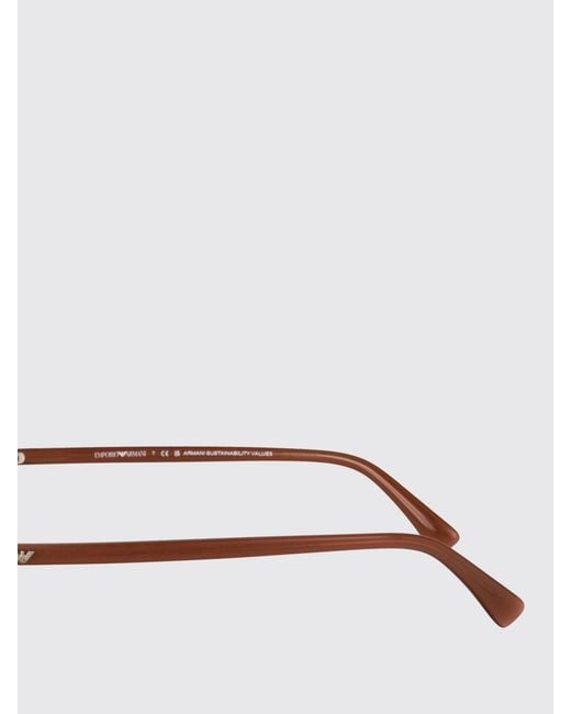 Emporio Armani Pink Acetate Sunglasses for men