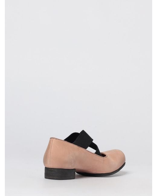 Uma Wang Pink Leather Ballerinas