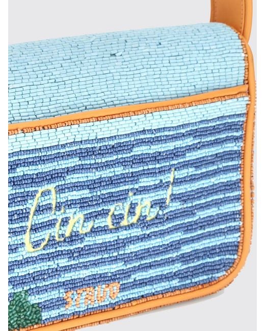 Staud Blue Shoulder Bag
