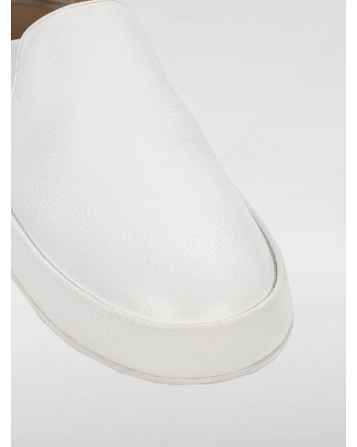 Sneakers Cassapelle in pelle a grana di Marsèll in White da Uomo