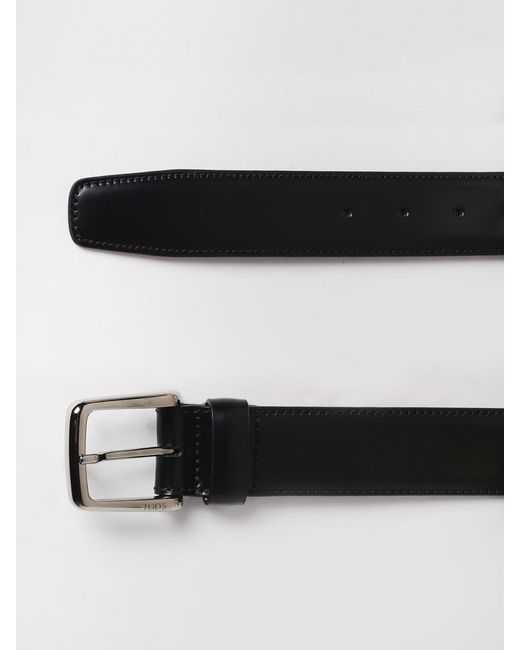 Tod's Gürtel Aus Gebürstetem Leder in Black für Herren