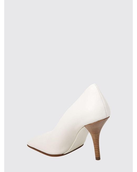 Alaïa White Leather Pumps