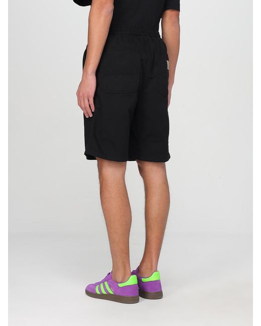 Carhartt Black Chase Shorts Relaxed Fit for men