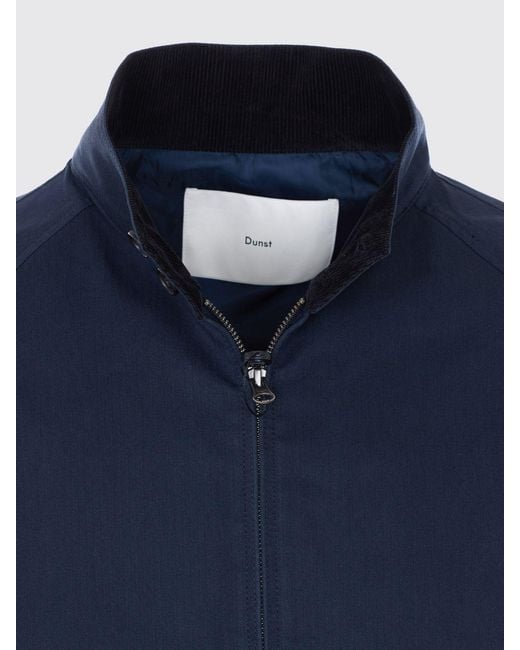 DUNST Blue Cotton Blend Jacket By for men