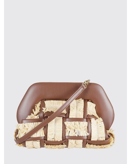 THEMOIRÈ Brown ThemoirÈ Bios Intreccio Vegan Leather Clutch