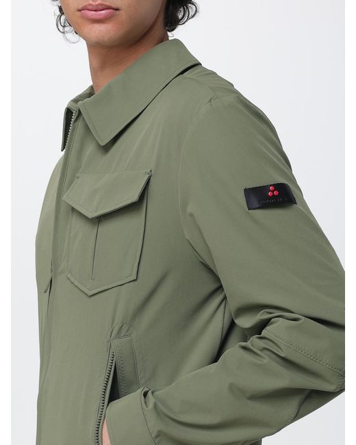 Peuterey Green Nylon Shirt Jacket for men
