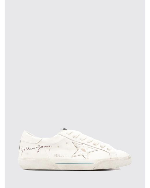Golden Goose Deluxe Brand Natural Super-Star Used Leather Sneakers for men