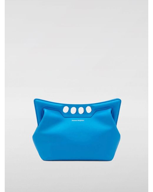 Alexander McQueen Blue Shoulder Bag