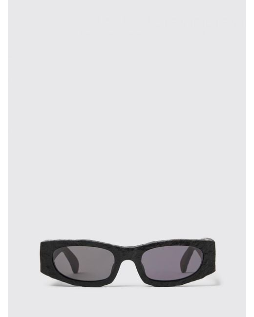 CAMPERLAB Black Hirmu Handcrafted Textured Acetate Sunglasses for men
