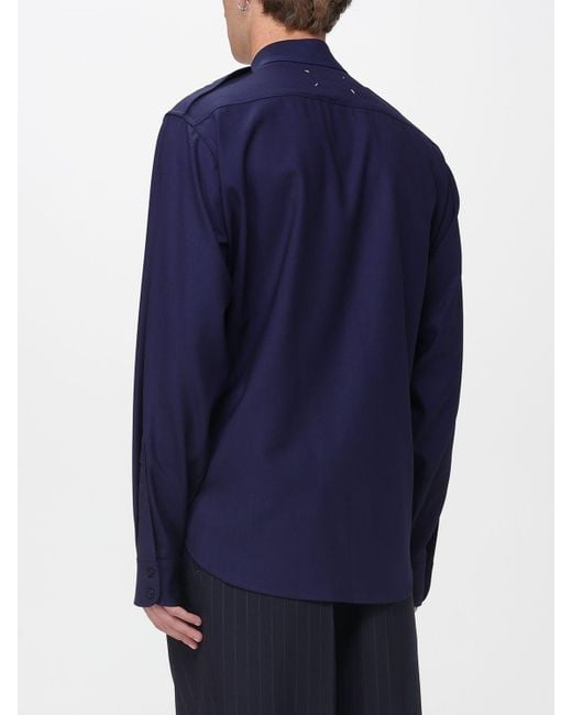 Maison Margiela Blue Shirt for men