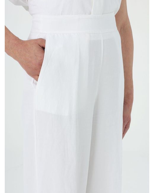 ALESSIA SANTI White Trousers