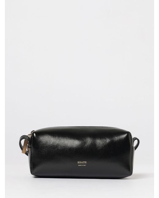 Khaite Black Mini Kye Leather Bag