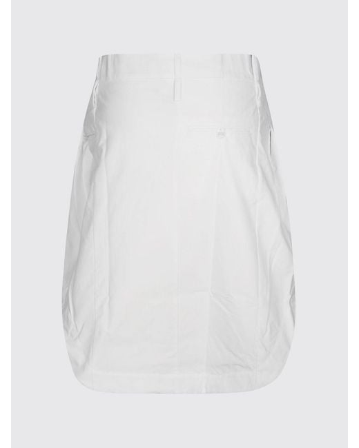 Victoria Beckham White Skirt