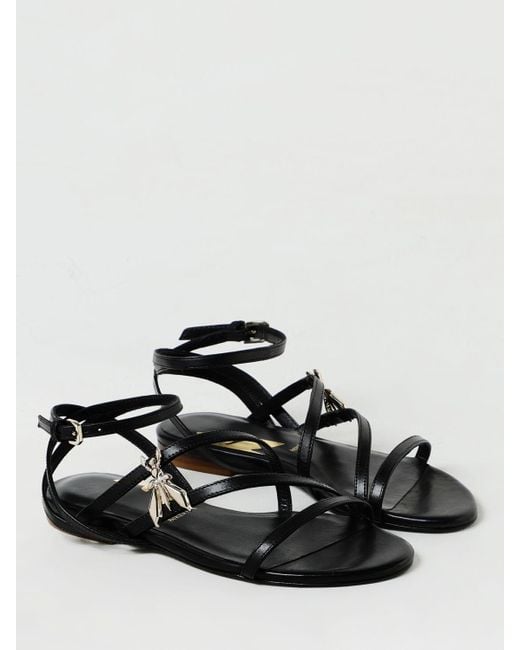 Patrizia Pepe Black Flat Sandals