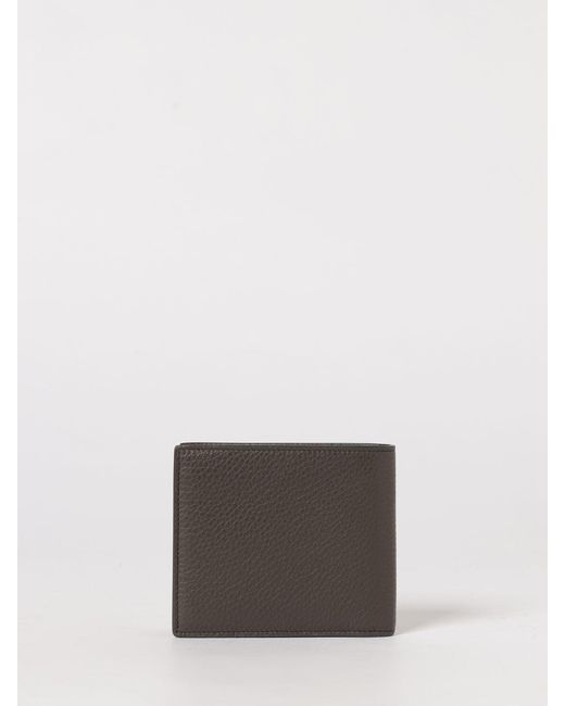 Saint Laurent White Tiny Cassandre East/West Wallet for men