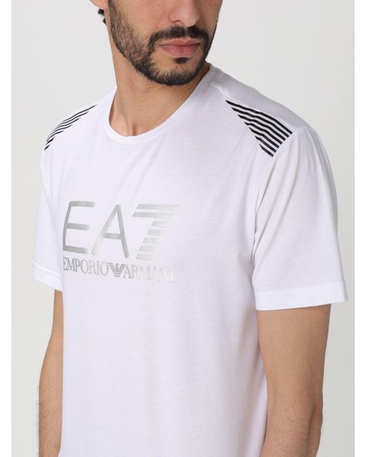 EA7 T-shirt in White für Herren