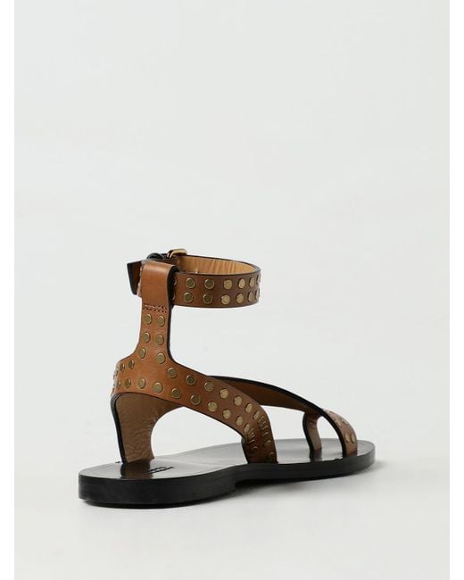 Isabel Marant Brown Flat Sandals