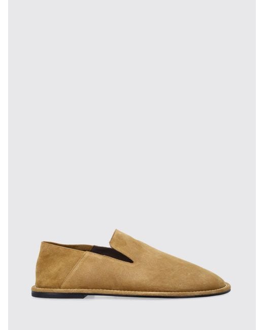 AMI Natural Suede Loafers