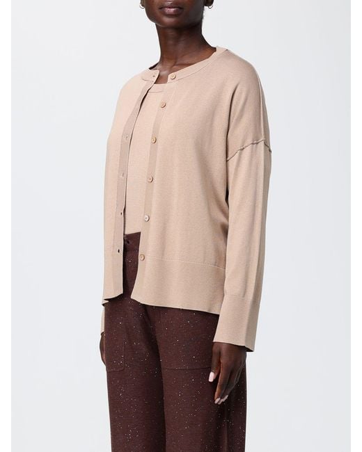 Kangra Natural Basic Silk And Cotton Cardigan