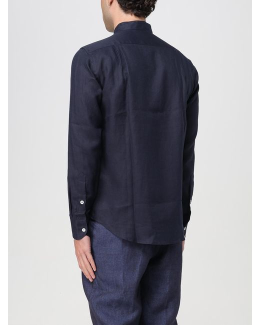 Kampos Blue Linen Shirt for men