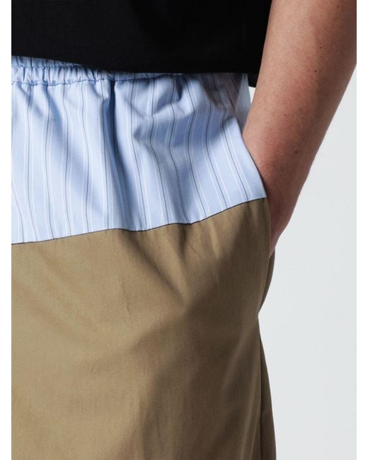 Dries Van Noten Brown Cotton Wide-Leg Pants for men