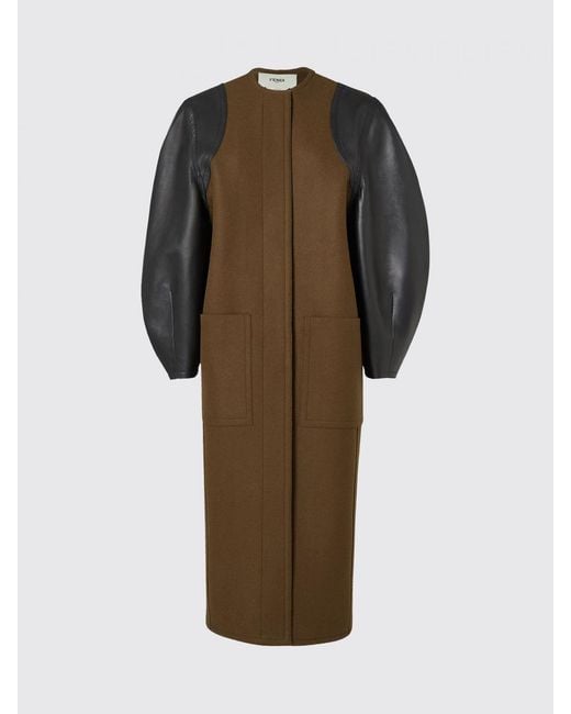 Abrigo Mujer Fendi de color Green