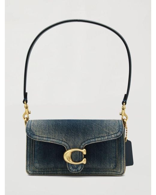 COACH Blue Shoulder Bag