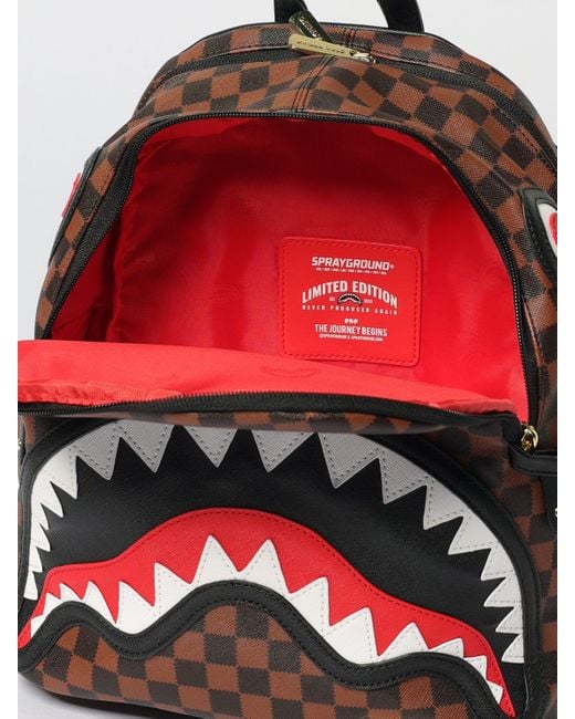 Sawtooth Sharks di Sprayground in Red da Uomo
