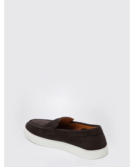 Doucal's White Suede Loafer for men