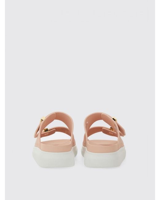 McQueen Pink Heeled Sandals