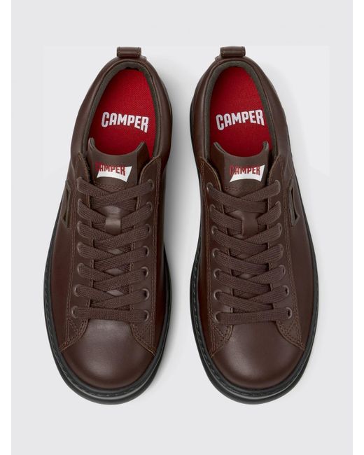 Camper Brown Runner Leather Sneakers for men