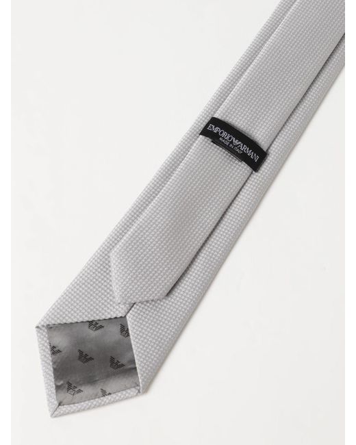 Emporio Armani Krawatte in Gray für Herren