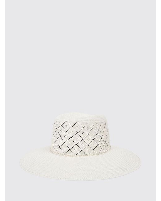 Maison Michel White Hat