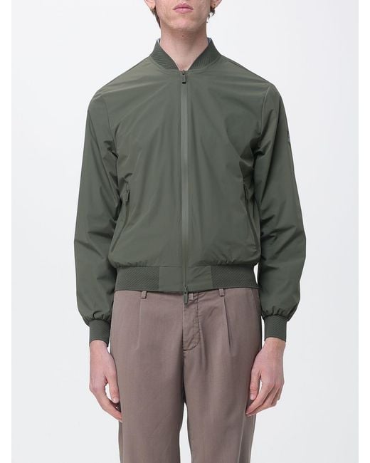 Heskimo Gray Nylon Bomber Jacket for men