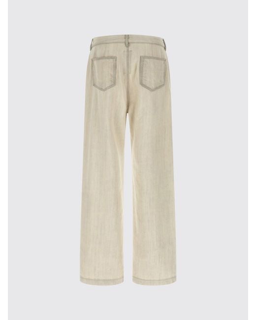 Rick Owens Natural Cotton Denim Jeans for men