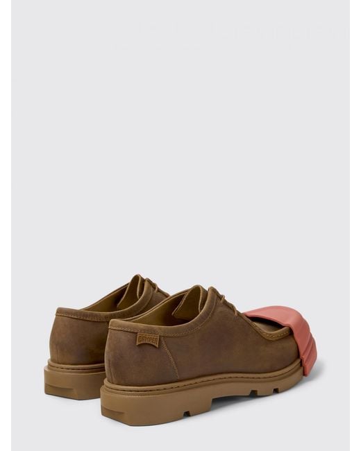 Camper Brown Junction Recycled Leather Derby for men