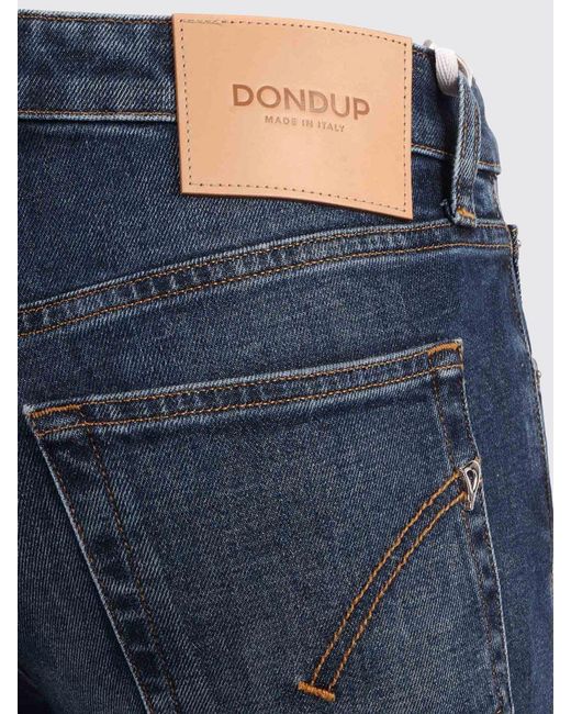 Dondup Blue Stretch Denim Slim Fit Jeans
