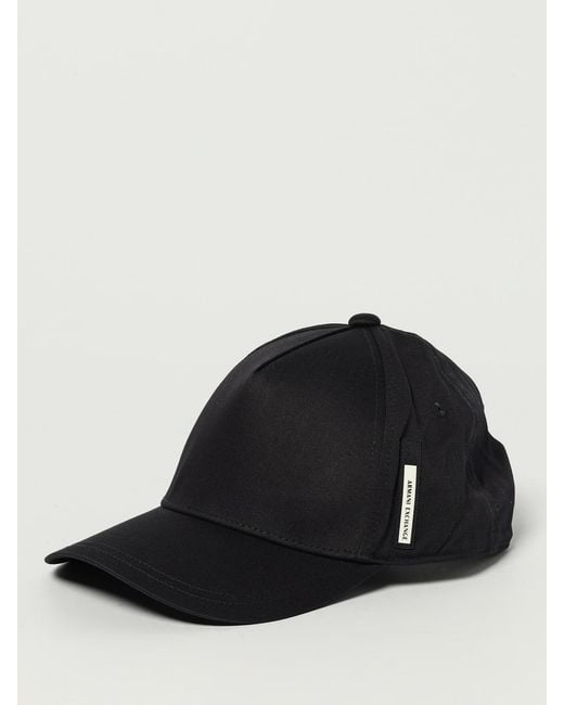 ARMANI EXCHANGE Black Hat for men