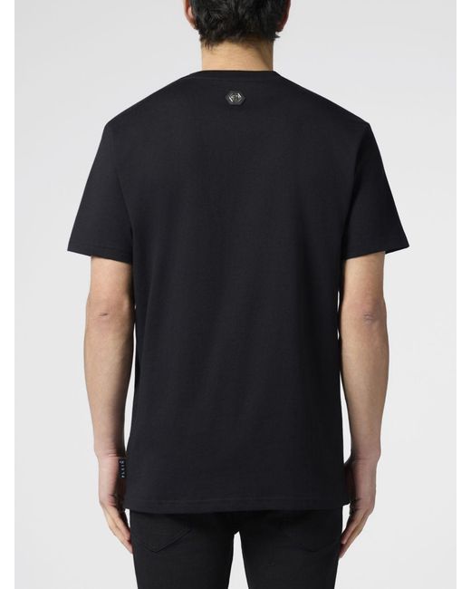 Philipp Plein Black T-Shirt for men