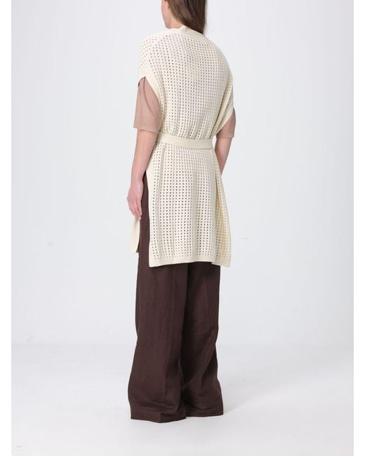 Kangra White Long Wool Robe Cardigan