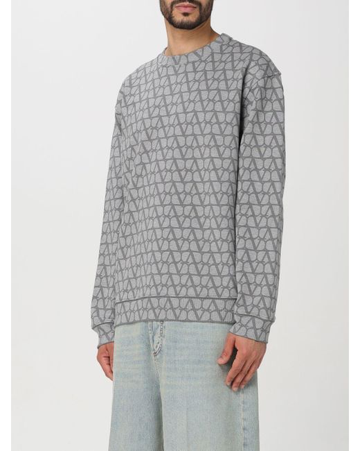 Valentino Sweatshirt in Gray für Herren