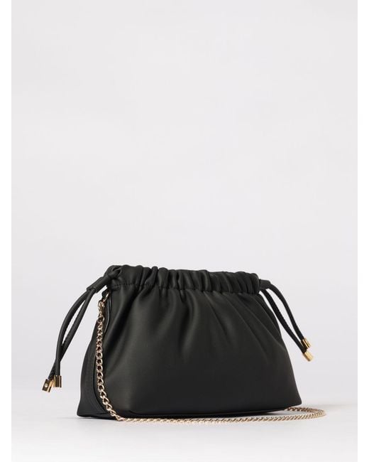 Love Moschino Black Faux Leather Clutch