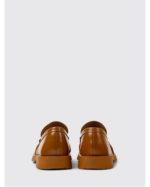 CAMPERLAB Brown Mil 1978 Brushed Leather Loafer for men