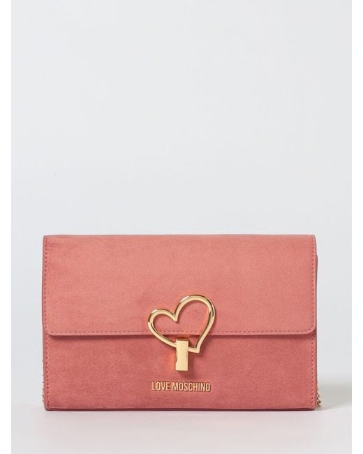 Love Moschino Pink Schultertasche Damen