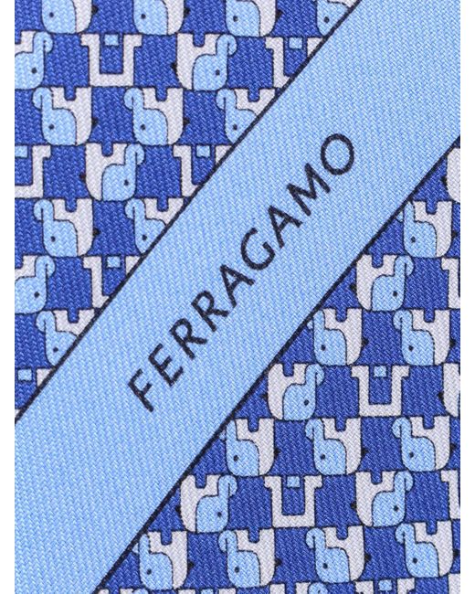 Ferragamo Krawatte in Blue für Herren