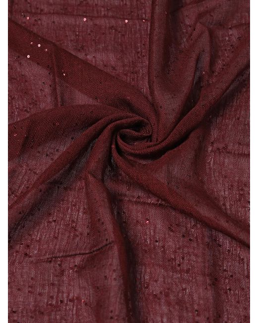 Brunello Cucinelli Purple Scarf