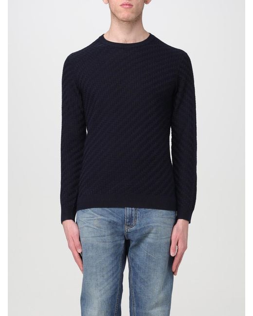 Emporio Armani Blue Sweater for men