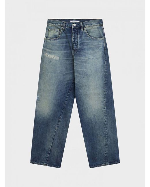 sunflower Blue Wide Leg Denim Jeans for men